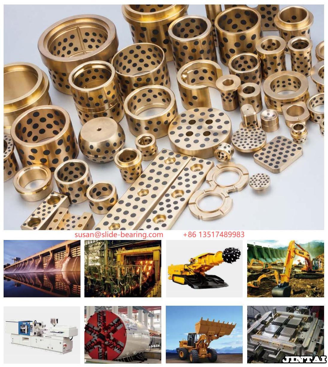 Graphite Bronze Bushing Full Brass Bearing Copper Bush